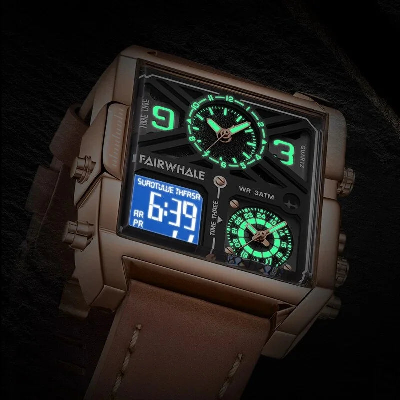 Mark Fairwhale Retro Square Watch